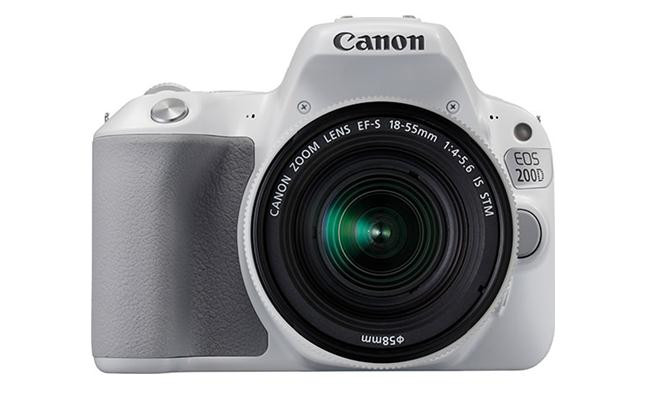 MÁY ẢNH CANON EOS 200D kit 18-55 IS STM (trắng) Hàng Nhập Khẩu