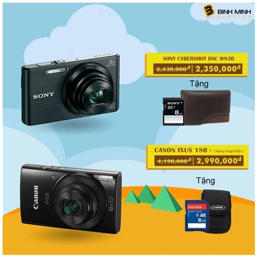 Thỏa sức mua sắm – thỏa niềm đam mê với dàn máy ảnh du lịch cực rẻ tại Binh Minh Digital