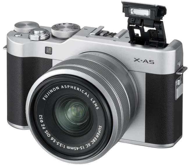 Máy Ảnh Fujifilm X-A5 Kit 15-45 mm F 3.5.5.6 OIS PZ – Bạc