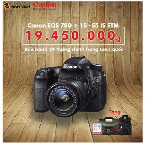 “Vui hè giá rẻ với máy ảnh Canon” từ 13/04 – 15/04/2016 tại Binh Minh Digital