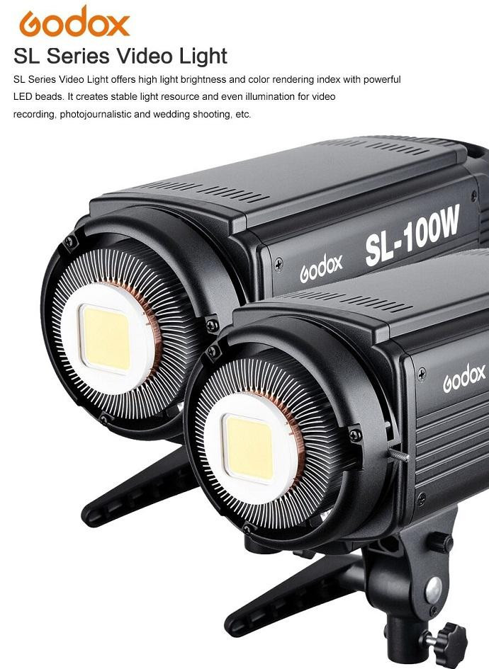 Bộ 2 đèn led Godox SL-100W