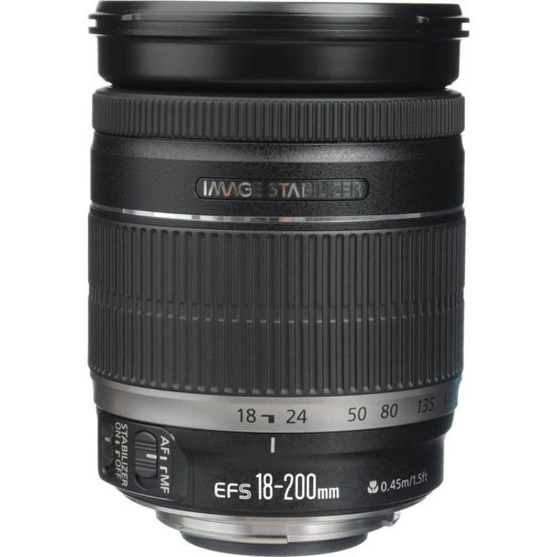 Ống Kính Canon EF-S 18-200mm F/3.5-5.6 IS – hàng nhập khẩu
